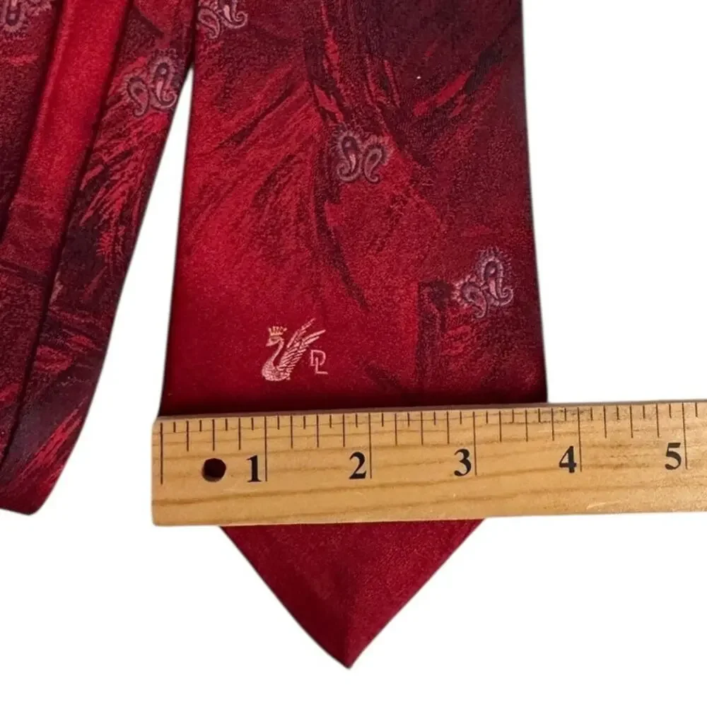 Lot of 4 Paisley Print Tie ROUNDTREE DON LOPER VAN HEUSEN